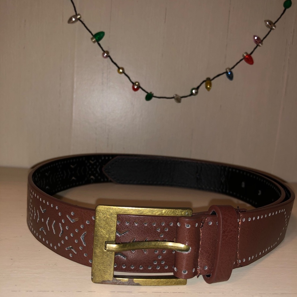 Target Brown leather belt